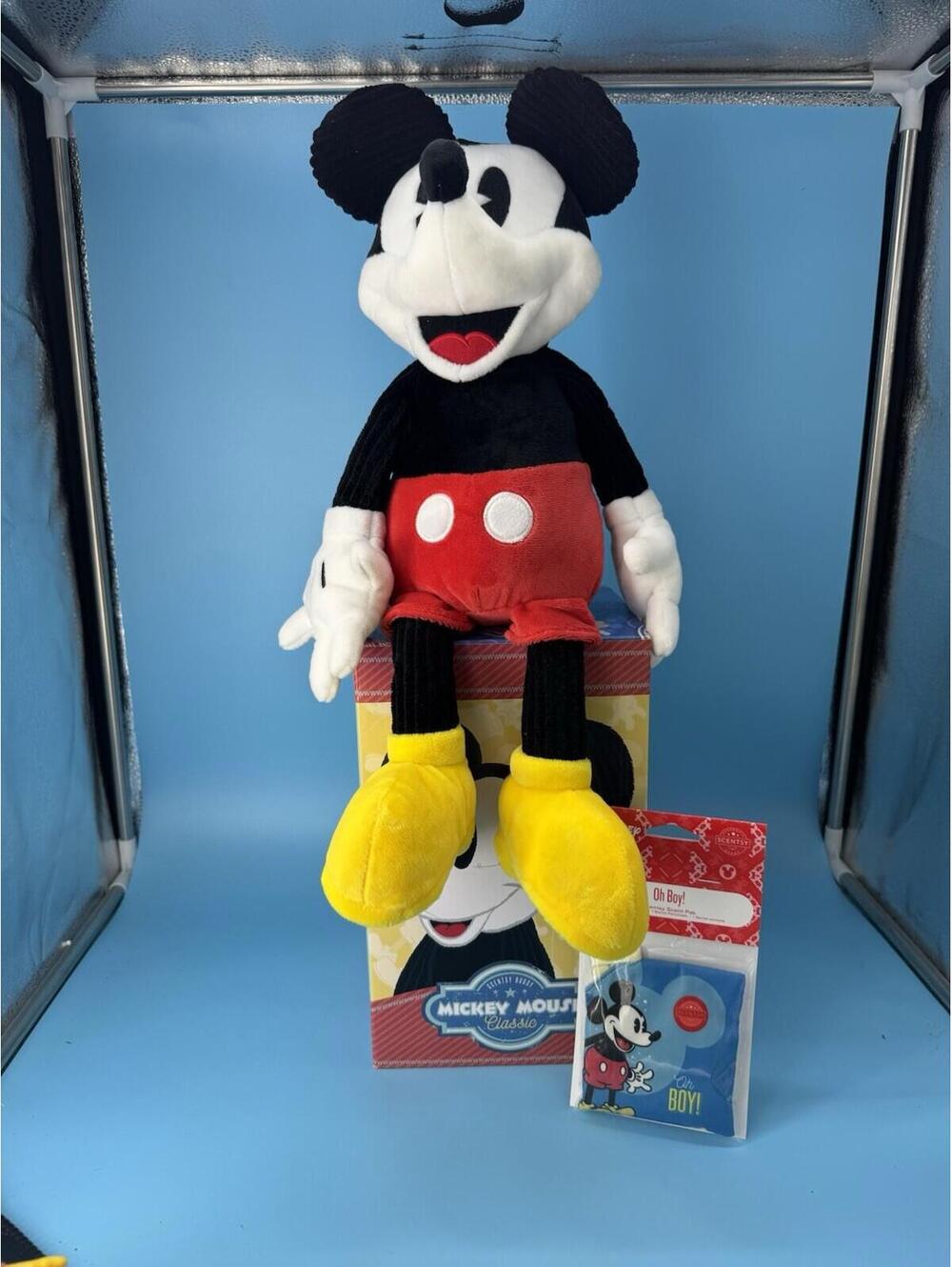 Scentsy Disney Mickey Mouse Buddy Plush 16” With Scent Pac! Brand New In Box! - Picture 2 of 14